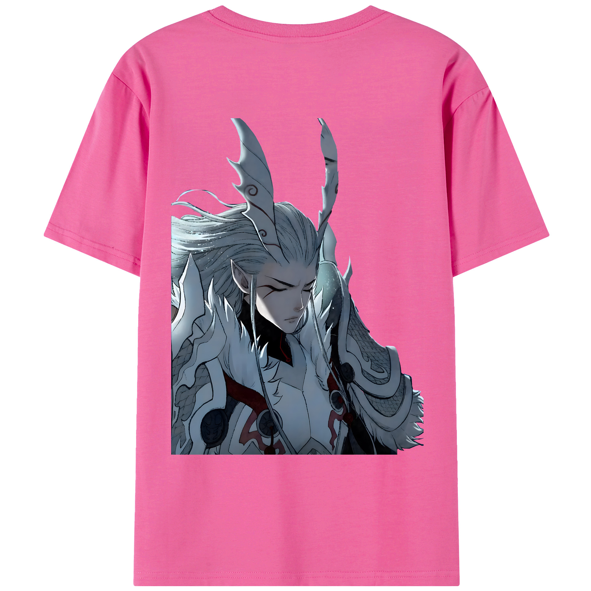 （画像用） Ne Zha 2 ナタ 魔童の大暴れ レディース半袖Tシャツ(バックプリント)